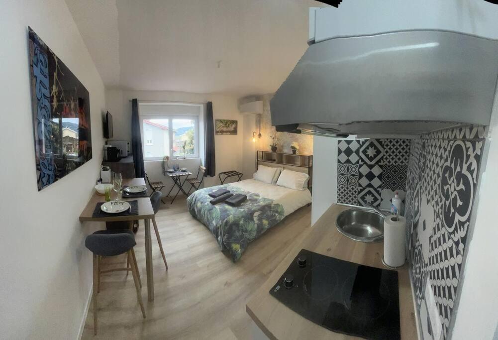 Verdi Studio Cosy Au Calme Parking Gratuit Chasse-sur-Rhône Eksteriør bilde