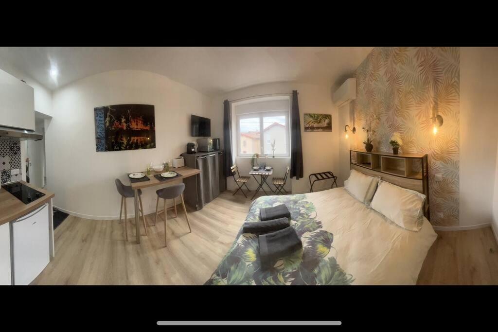 Verdi Studio Cosy Au Calme Parking Gratuit Chasse-sur-Rhône Eksteriør bilde
